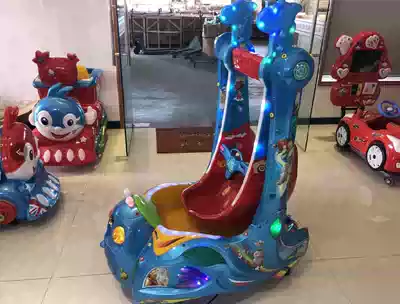 2020 new swing rocking car children's game machine coin swing machine electric toy car amusement rocking horse
