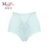 Mani Fen thanh lịch ren cotton thoáng khí eo cao tóm tắt quần hông bụng phụ nữ kích thước lớn bộ đồ lót nữ de thương Eo cao
