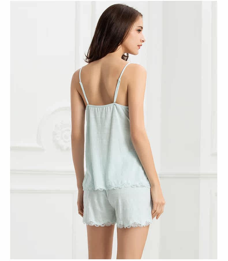 Pyjama pour femme en Coton à sling - Ref 2991523 Image 10