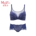 Manifin Set Không có vòng thép Topless Bra Sexy Gathering Thoải mái chấp nhận điều chỉnh đồ lót bộ đồ lót Bộ đồ lót