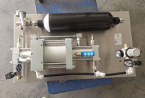 Gas compression of gas seal test device can be used for product airtightness detection gas-assisted injection molding