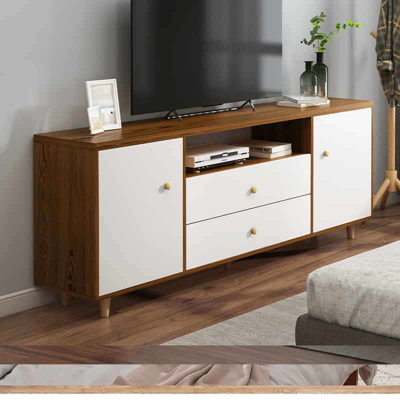 Modern minimalist High-section TV cabinet Bedroom TV cabinet Main sleeper Economy Type TV cabinet Tea Table Composition Suit