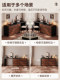 French-Style Vintage Dressing Table and Chest of Drawers Integrated into the Bedroom, Retro Solid Wood Makeup Table, High-End Bedside Storage Cabinet
