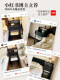 French-Style Vintage Solid Wood Dressing Table, Mini Retro Black Piano Makeup Table for Small Apartments, Master Bedroom, 60cm