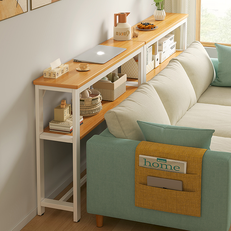 Sofa Backrest Storage Rack, Bedside Cabinet, Narrow Gap Cabinet, Storage Cabinet, Wall-Mounted Gap Long Table