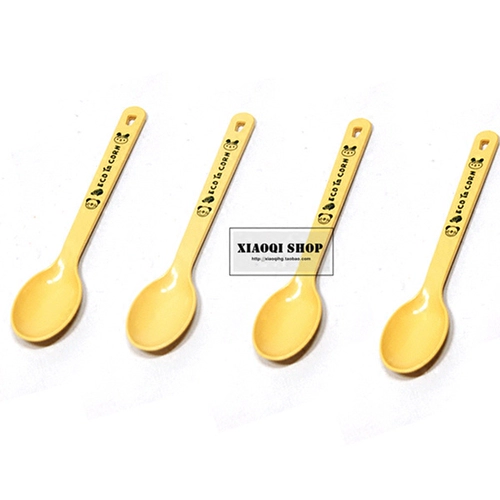 Корейская оригинальная эко в кукурузной кукурузе может унижать детские рисовые ложки 4 куски столовой ложки