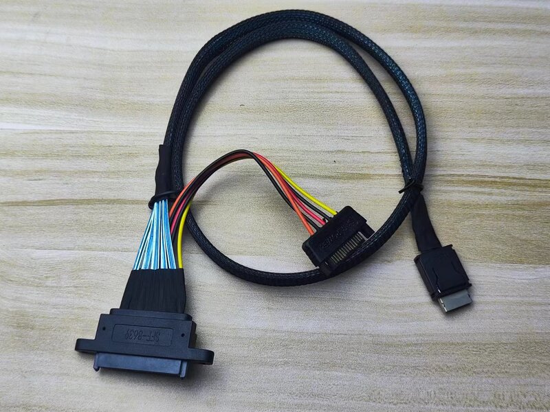 Oculink Sff-8611 to U.2 Sff-8639 Nvme U2 Sdd Solid State Drive Data Cable