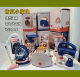 Children's Pretend Play Electric Appliances with Light and Sound Effects: Washing Machine, Coffee Maker, Bread Maker, Juicer, Vacuum Cleaner Toys