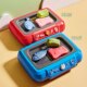 Play house simulation multifunctional fryer fried toys boys and girls birthday gift food color changing barbecue set