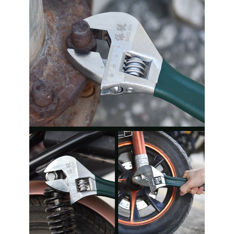 Active wrench tool Multifunction Wanuse large German opening plate Universal Living Mouth Bathroom plate Hand short handle moving hand