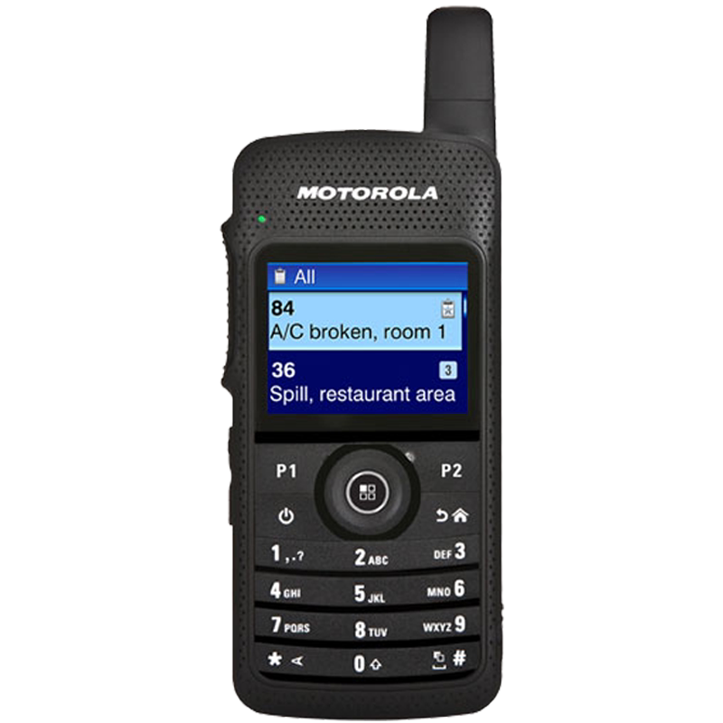 Motorola SL1K digital intercom user outside mini light and small handheld intercom