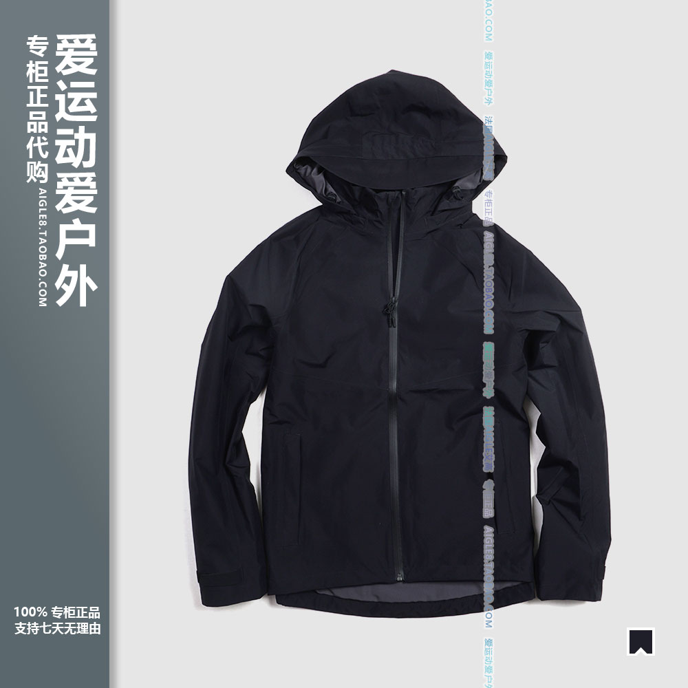 AIGLE Male outdoor waterproof and breathable jacket 8102180172tim Ai high GTX windproof Lianhood sweaters