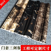 Stone plastic decorative line imitation marble door set TV background wall border line window sill line 10cm decorative line