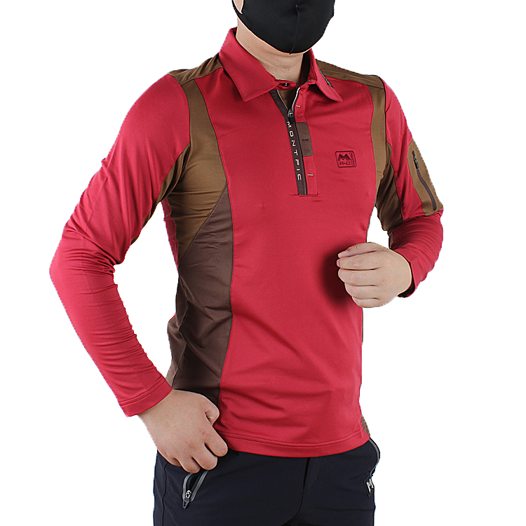 Sports Outdoor Speed Dry Clothing Body Spring Autumn Season Long Sleeve T-Shirt Male Capex Hiking Climbing Riding T-shirt Breathable