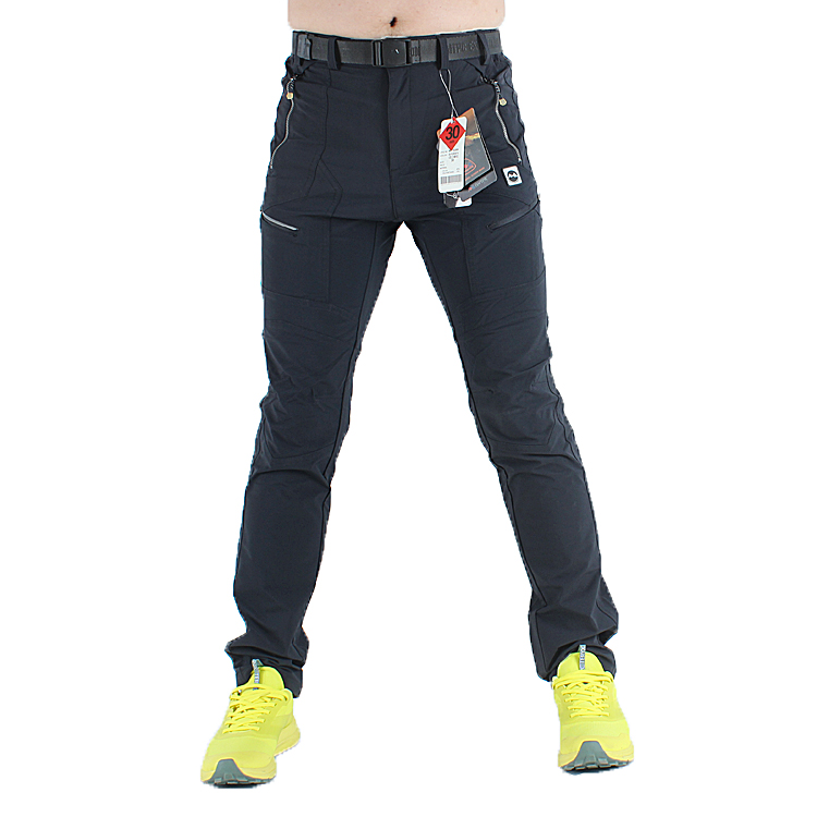 Body-repairing outdoor punching pants men's spring and autumn thick and quick dry pants waterproof and breathable hiking climbing pants male elastic long pants splicing