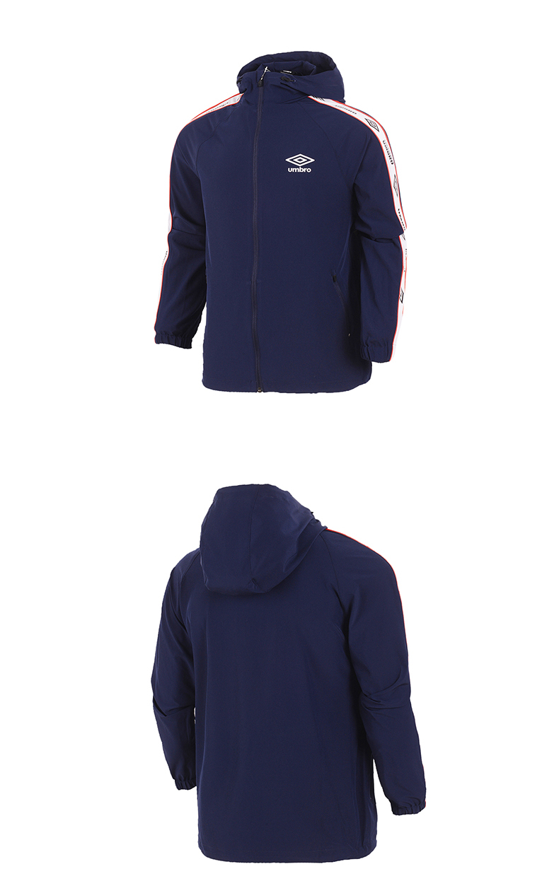 UMBRO yinbao 2019 xuân mới dây kéo nam trùm đầu giản dị thể thao áo gió nam áo khoác cardigan - Áo gió thể thao áo gió adidas nữ
