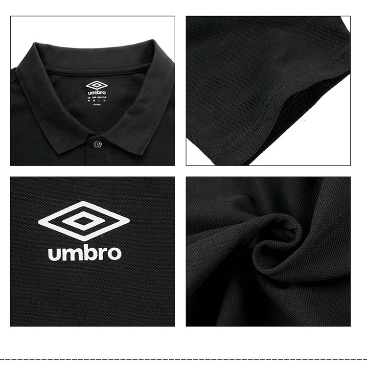 Umbro UMBRO đích thực nam mới thể thao màu rắn và kinh doanh giải trí áo sơ mi ngắn tay hoang dã POLO áo polo thể thao