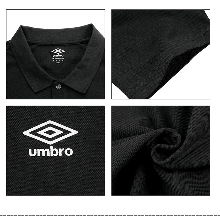 Umbro UMBRO đích thực nam mới thể thao màu rắn và kinh doanh giải trí áo sơ mi ngắn tay hoang dã POLO