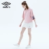 Umbro UMBRO của phụ nữ rung mạng âm thanh màu đỏ thể thao và giải trí Váy của phụ nữ màu rắn xếp nếp Một từ váy thể thao váy trắng nữ