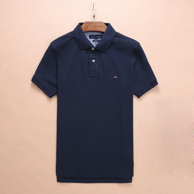 Authentic Tommy Hilfiger 100% Pure Cotton Men's Polo Shirt Short-Sleeved Summer Lapel Breathable Non-Iron T-Shirt for Men Authentic Tommy Hilfiger 100% Pure Cotton Men's Polo Shirt Short-Sleeved Summer Lapel Breathable Non-Iron T-Shirt for Men
