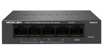 New Mercury MS05CP 5 ports 100 megabit iron shell standard POE switch video surveillance AP Power supply