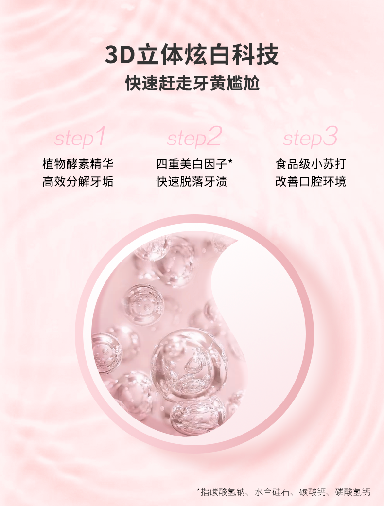 舒客 炫白酵能美白洁牙粉 40g 图2