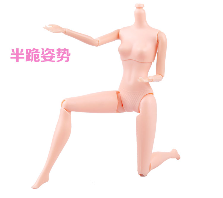 Cơ thể khỏa thân bé 12 doanh cổ phong cách búp bê phụ kiện mặc quần áo bột cơ trắng cổ phong cách có sẵn cổ trang phục hiện đại phổ bup be chi bi