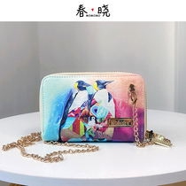 Chunxiao Foreign Trade Clip Big - Tier Zip Mini Mobile Bag Chain Single Shoulder Small Bag