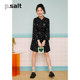 Ke Yan 2023 Spring Stand Collar College Style Beaded Jacquard Shirt Shirt Dress