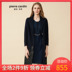 2019 Fall New Tây Tạng Blue Coat Hemprint Tính cách Phong cách Collar Coat Pilkadan nữ 