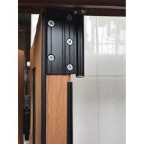 Folding door hardware accessories hinge titanium magnesium alloy large folding door single page single upper wheel glass door sliding door hinge pulley