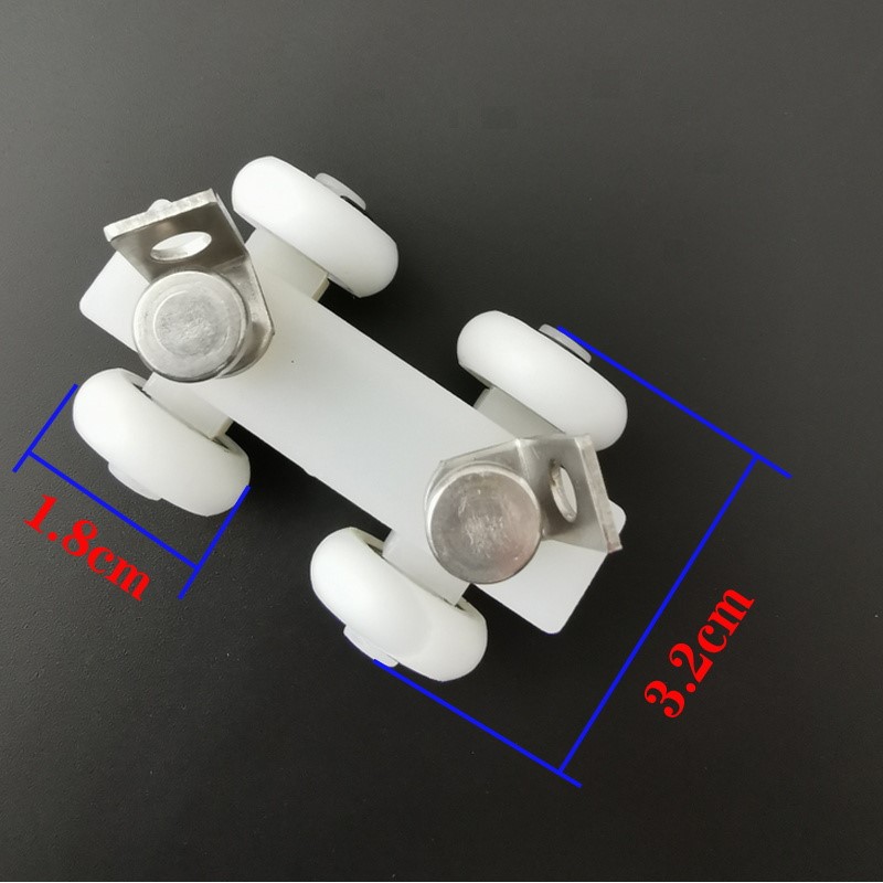 Small folding door multifolding three folding double lift wheel push and pull glass door connected hardware door with pulley pulley