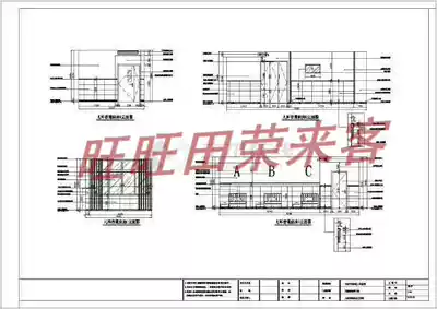 A 10-story hospital inpatient building decoration design cad drawing decoration dwg drawing decoration cad drawing