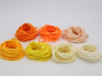 Flower Jian workshop French embroidery decorative belt decorative material ribbon Orange Yellow Series 7 colors