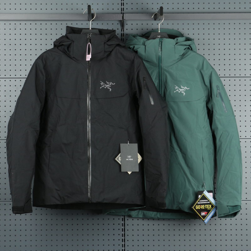 Authentic Arcteryx Macai Grocery Shopping Warm Zip-Up Hooded Ski down Jacket Men's Winter Coat