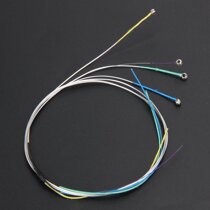 Violin high-grade strings 4 4 4 color velvet silver alloy silk violin strings string instrument accessories