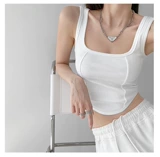 Цветной бюстгальтер-топ, весенняя модная короткая майка, эффект подтяжки, городской стиль, облегающий крой