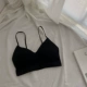 Черный бюстгальтер-топ