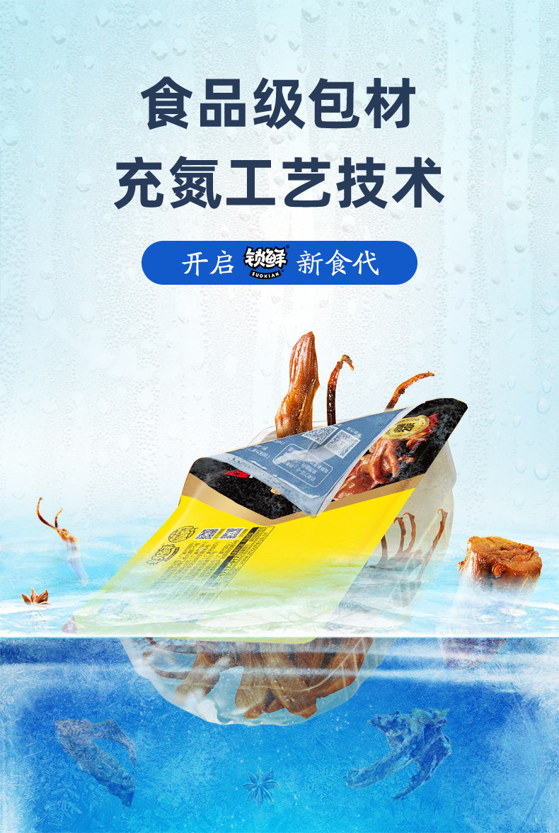 周黑鸭  鸭脖/锁骨/鸭翅 5盒 锁鲜盒装 图10