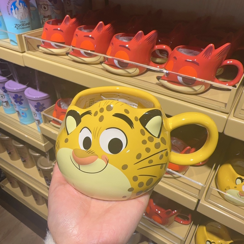 Shanghai Disneyland Judy Nick Lightning Leopard Police Officer Mug Ceramic Water Cup Shanghai Disneyland Judy Nick Lightning Leopard Police Officer Mug Ceramic Water Cup