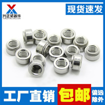 304 stainless steel press riveting nut M5 CLS press riveting nut M6 stainless iron press riveting nut M2M3M4M8M10