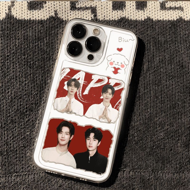 Bojun Yixiao Mobile Phone Case Suitable for iPhone 16 Apple 15 Promax Star 14 Transparent 13 Peripheral Creative