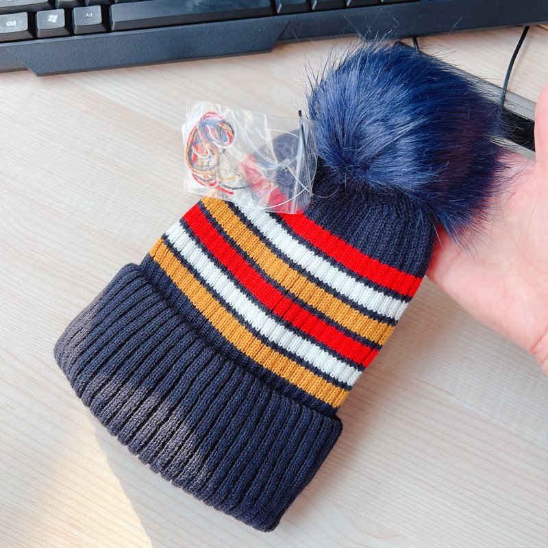 Bala 182418 girl's double autumn winter hair line hat 90cm