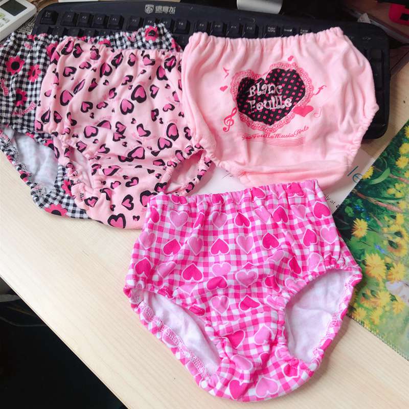 Day single 60% cotton girl comfort without clamping PP small underpants bread pants 95-130cm