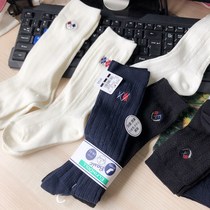 Risan Xisong House Cotton Academy Knee and Knee Embroidered Socks 13-21cm