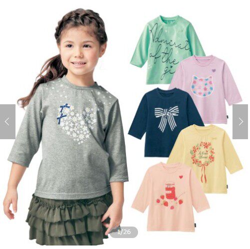 one thousand * girl pure cotton spring summer style 70% sleeves T-shirt spring dress blouse 80-150cm