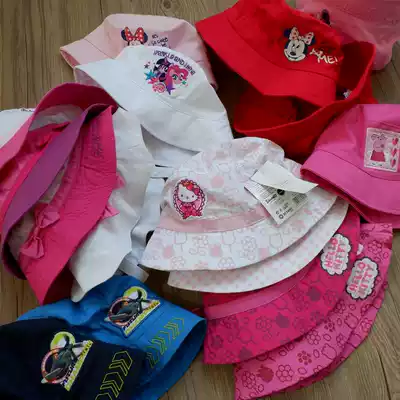 Children's cotton disc cap soft eaves sunscreen sun hat