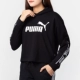 Áo len PUMA Puma áo thun nữ mùa thu áo khoác mới cho nữ áo thể thao giản dị có mũ trùm đầu - Thể thao lông cừu / jumper