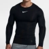 Nike tights nam PRO áo thun dài tay thể thao phù hợp với quần thể thao nhanh khô chạy bộ bóng rổ cao áo ba lỗ tanktop nam Áo phông thể thao