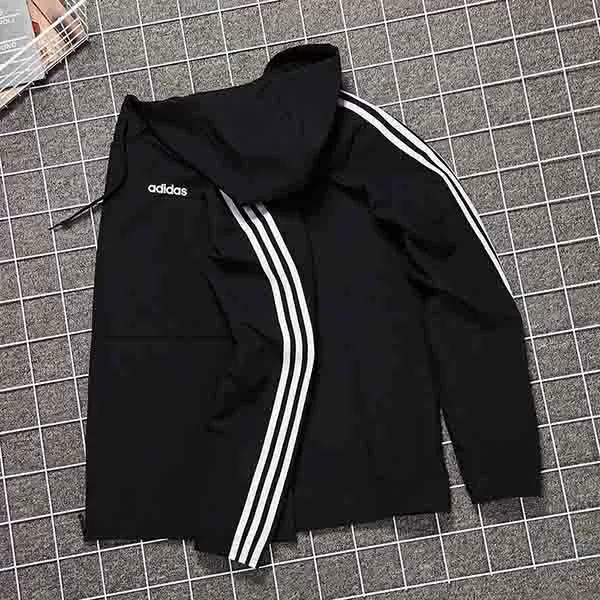 Áo khoác nam Adidas mùa thu 2020 áo khoác nam mới áo khoác có mũ thường EJ9671 - Áo khoác thể thao / áo khoác